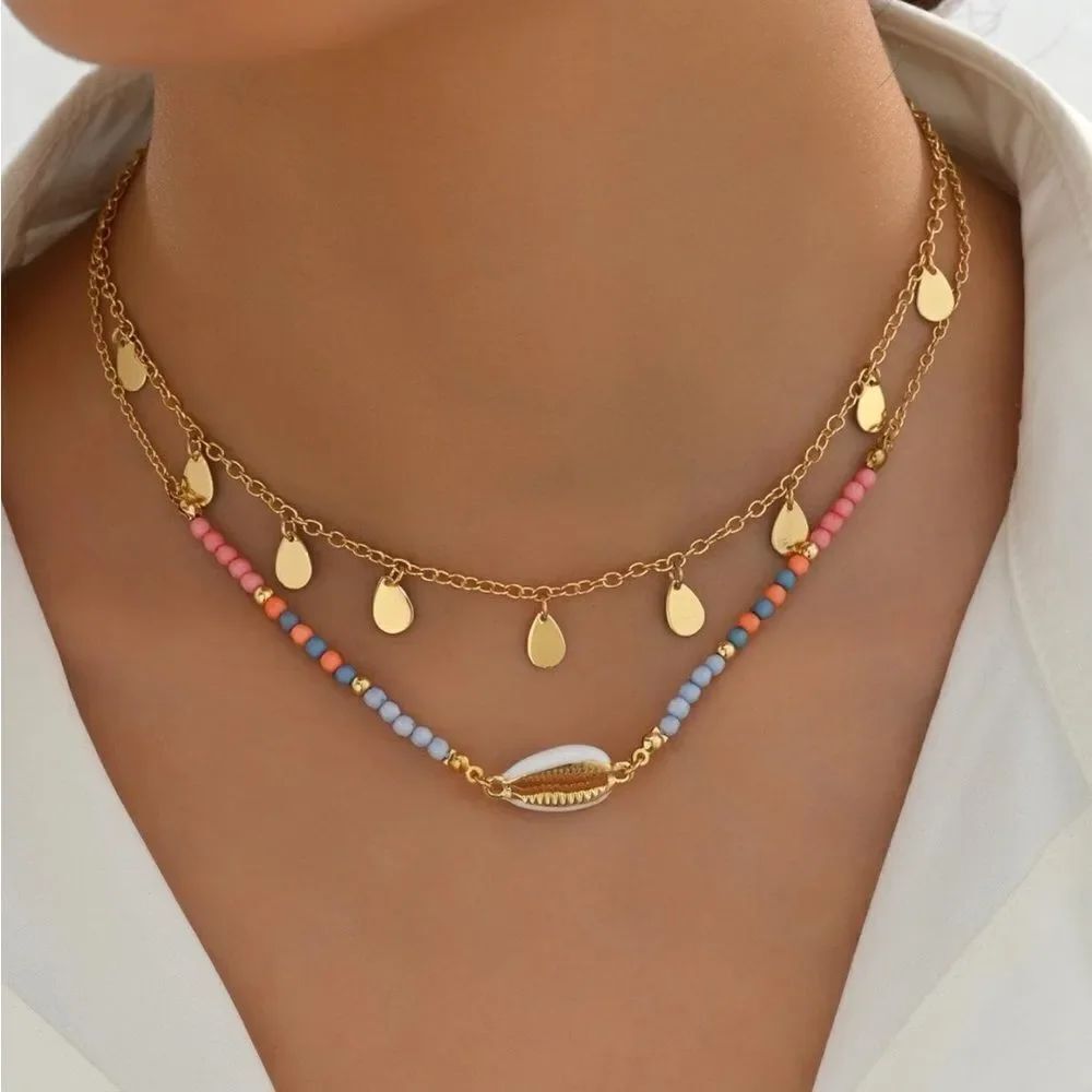 Multicolor Beaded Necklace S956